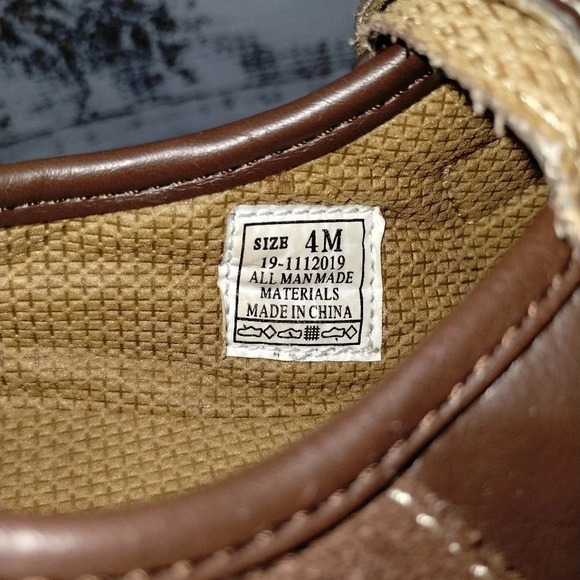 Candies Mary Jane Shoes in‎ Brown size 4 Slip On Comfort Vintage Chunky 90s Y2K - Picture 10 of 10